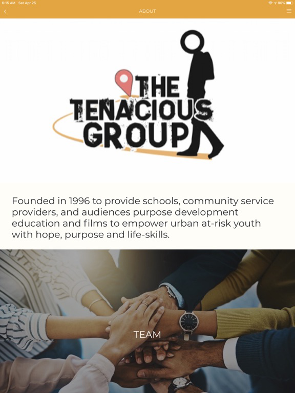 Tenacious poster