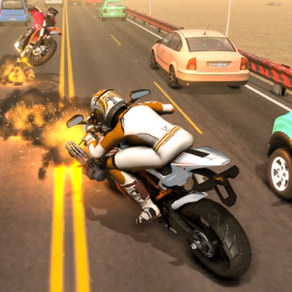 Autobahn-Motorradrennen 3D