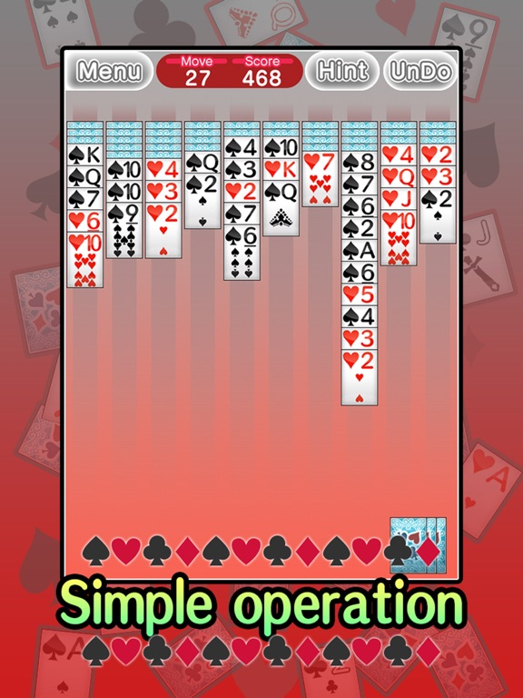 Basic SpiderSolitaire -trump- poster