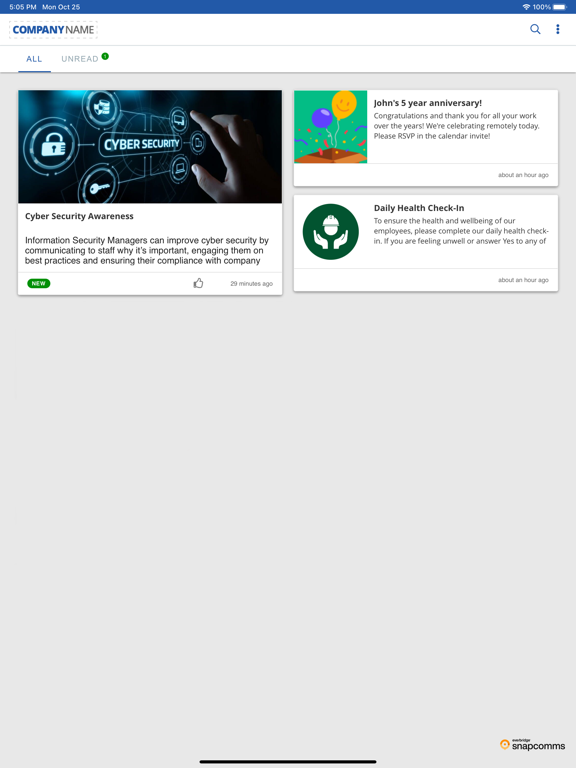 SnapComms poster