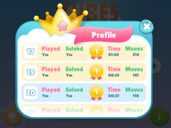 Cubes : brain teaser ポスター