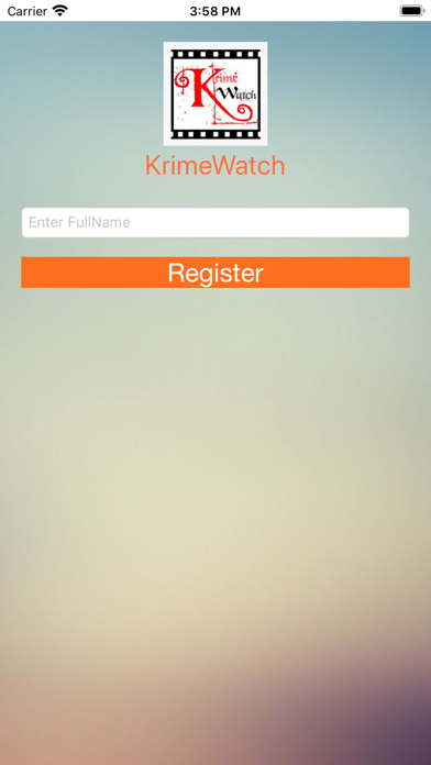 KrimeWatch poster