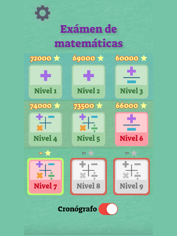 Exámen de matemáticas الملصق