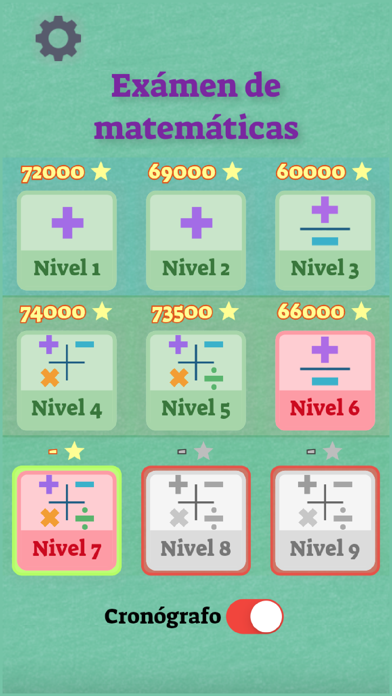 Exámen de matemáticas الملصق