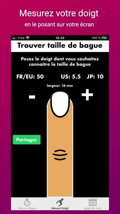 Find ring size - Ring sizer poster