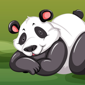 熊貓要午休:移動木塊,讓熊貓平穩落到床上!