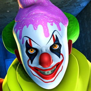 Furchterregende Horror-Clown