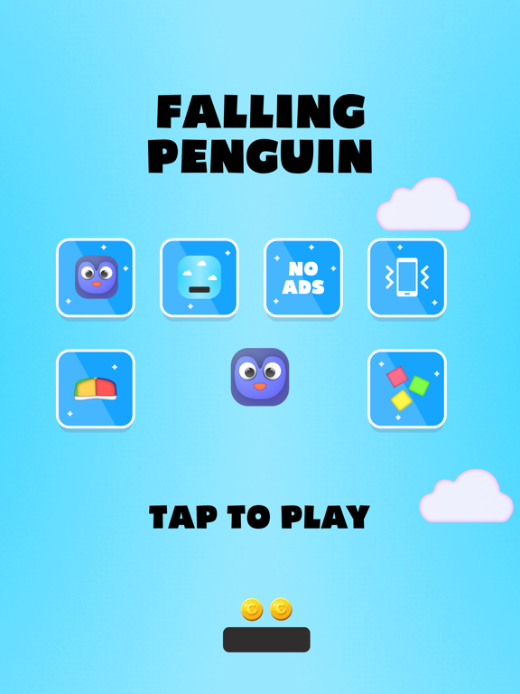 Falling Penguin poster