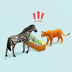 Zoo Puzzle - Save the zebra