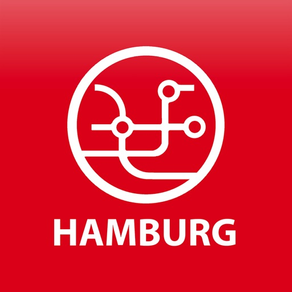 公共交通機関の地図ハンブルク