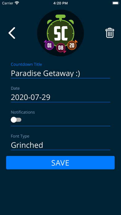 Event Countdown Tracker poster