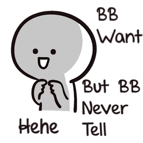 BB Never Tell Sticker