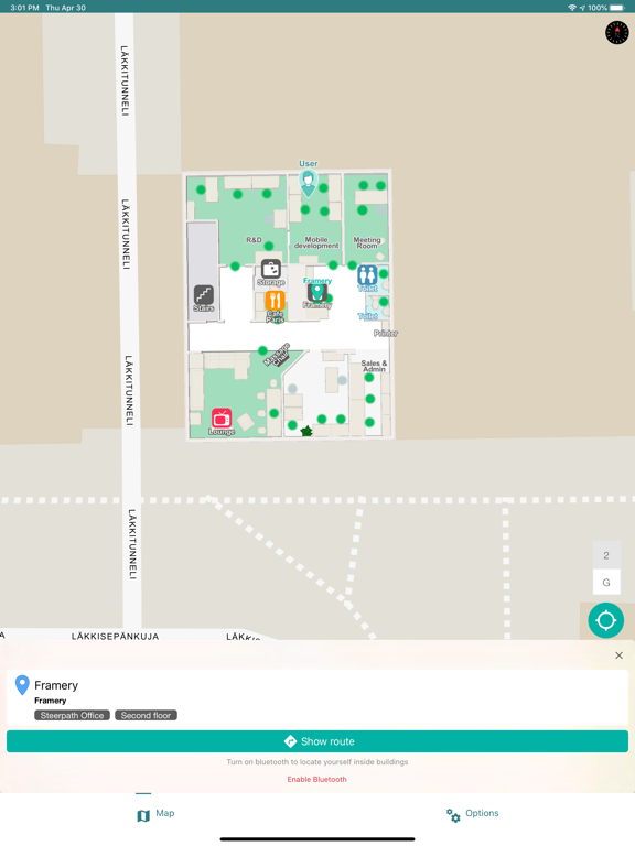 Steerpath Smart Campus poster