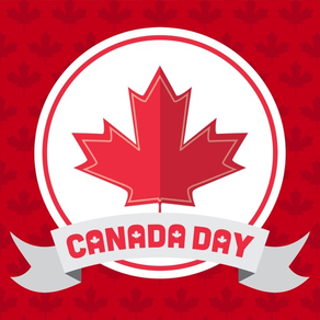 Happy Canada Day Stickers