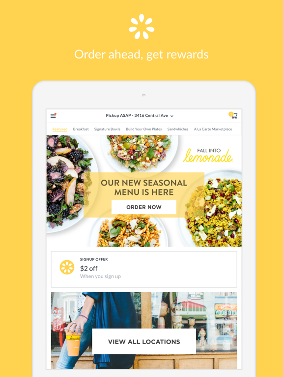 Lemonade Ordering poster