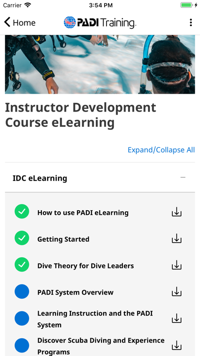 PADI Training poster