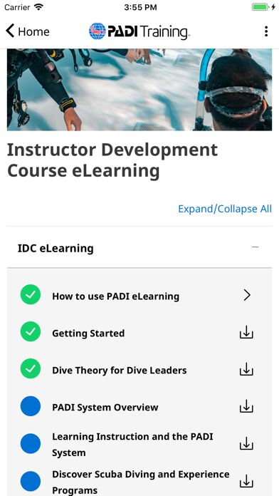 PADI Training poster
