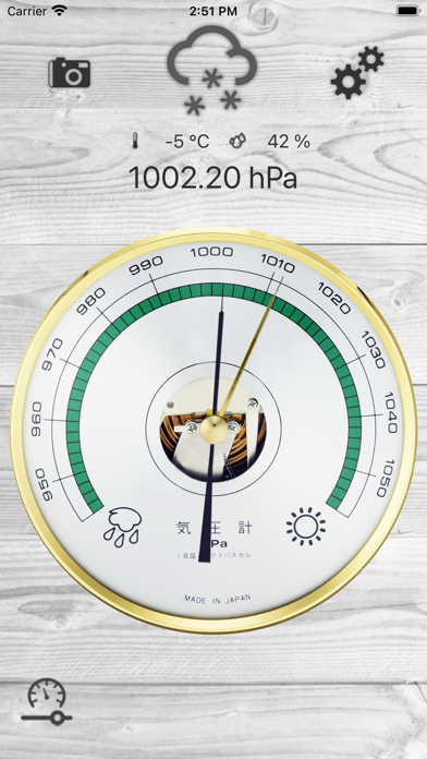 Professional Barometer poster