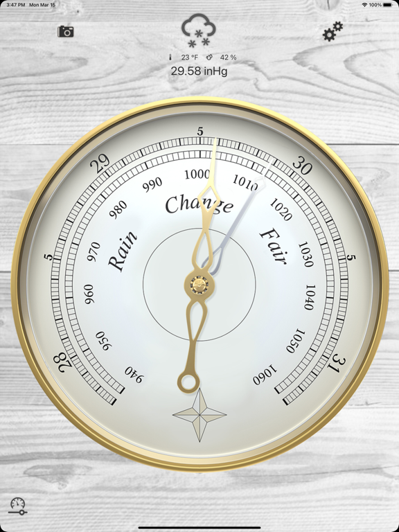 Professional Barometer poster