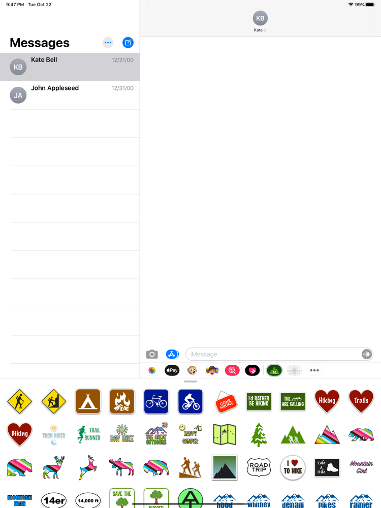 Hiking Emoji Stickers for iOS (iPhone/iPad) Latest Version at 1.99 on