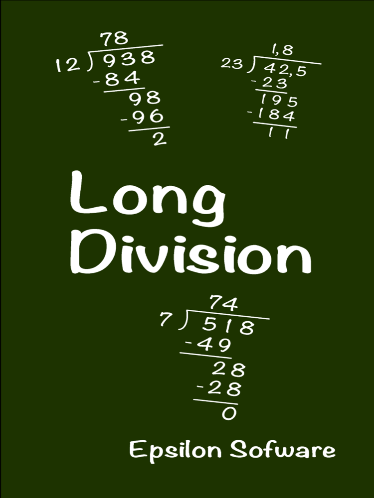 Math Long Division poster