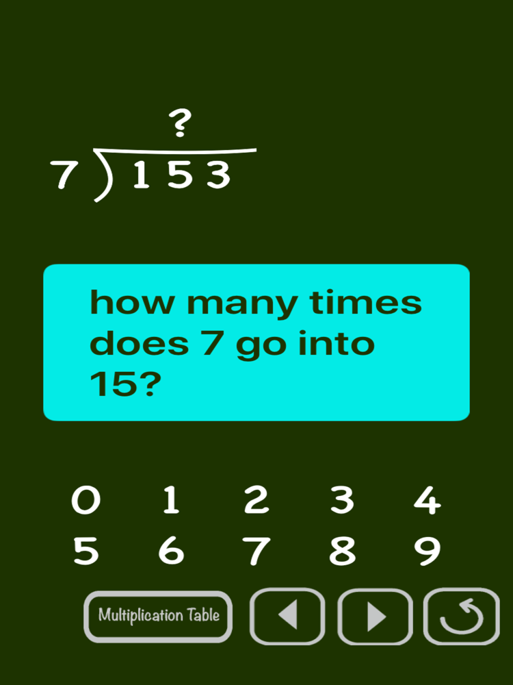 Math Long Division poster