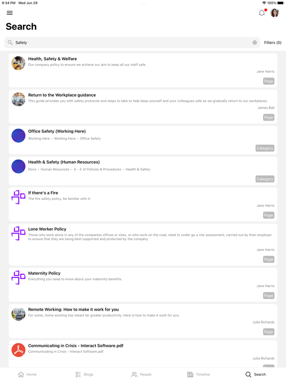 my intranet by Interact poster