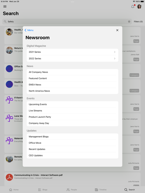 my intranet by Interact poster