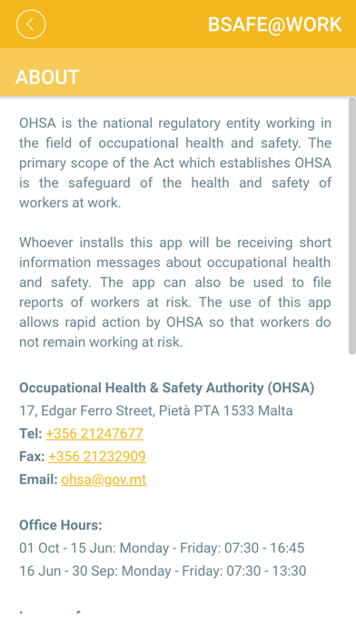 BSafe@Work poster