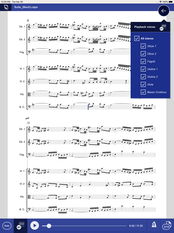capella score reader poster