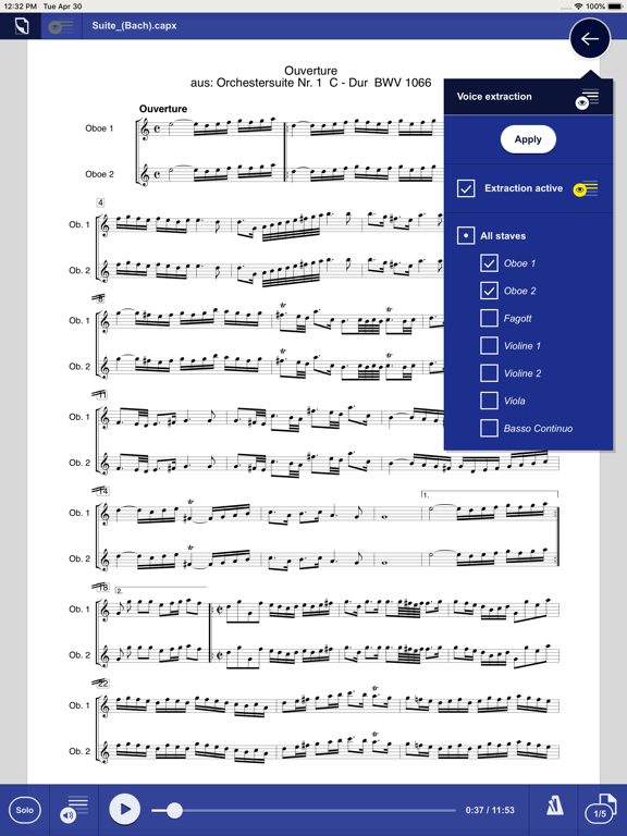 capella score reader poster