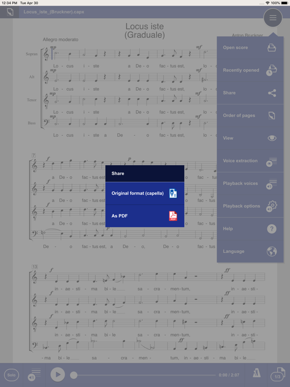 capella score reader poster