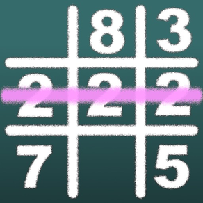Number Tic-Tac-Toe IQ Puzzle
