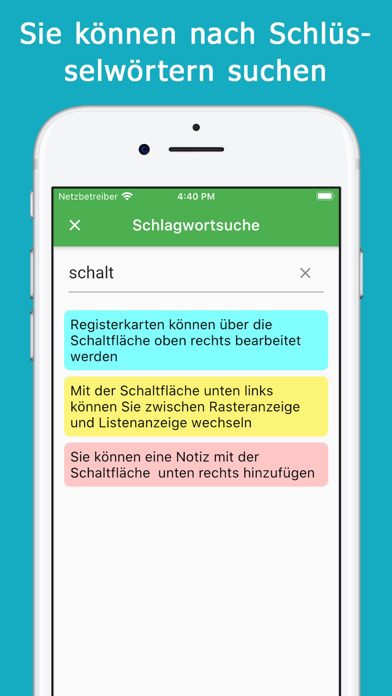 Tab Hinweis+ Plakat