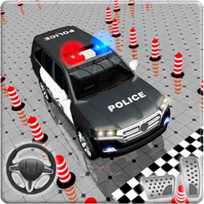 avance police parking Jeu