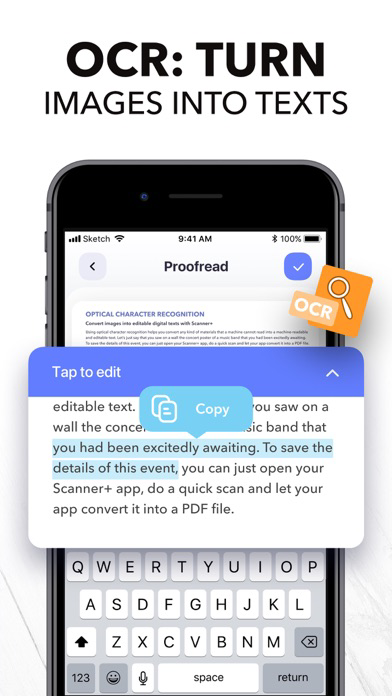 PDF Scanner App: Scanner+ Docs poster