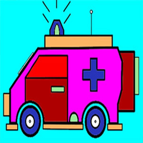 Ambulance Trucks Coloring