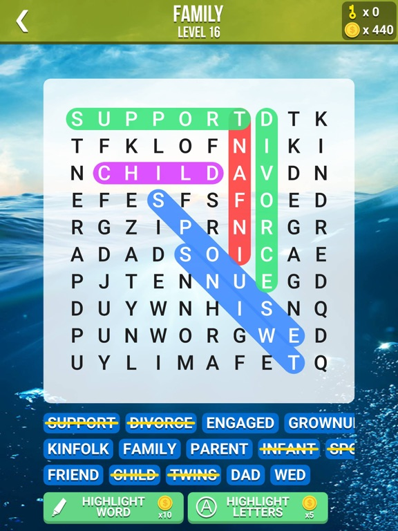 Game of Word - Word Search poster