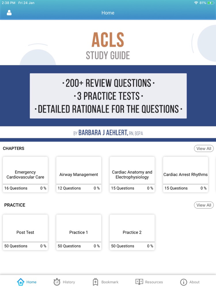 ACLS Study Guide poster
