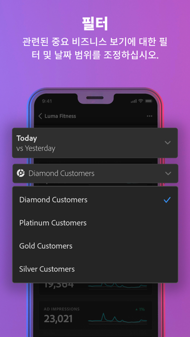 Adobe Analytics 대시보드 포스터