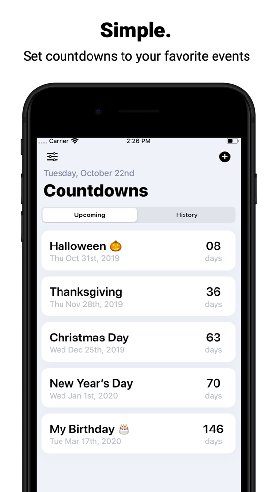 Finally: Countdowns poster