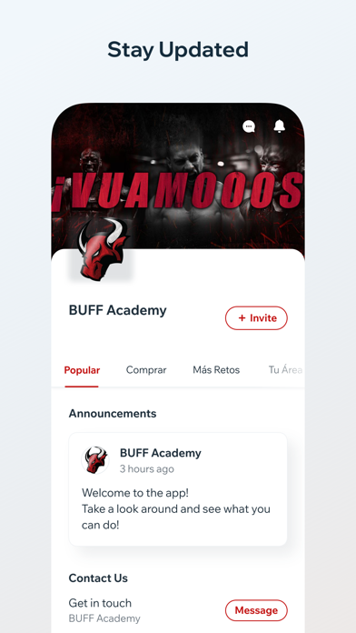 BUFF Academy poster