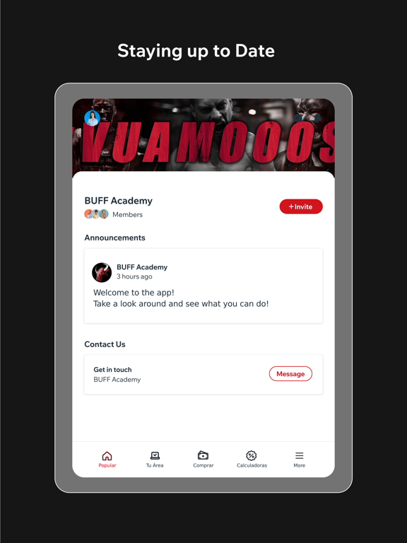 BUFF Academy poster