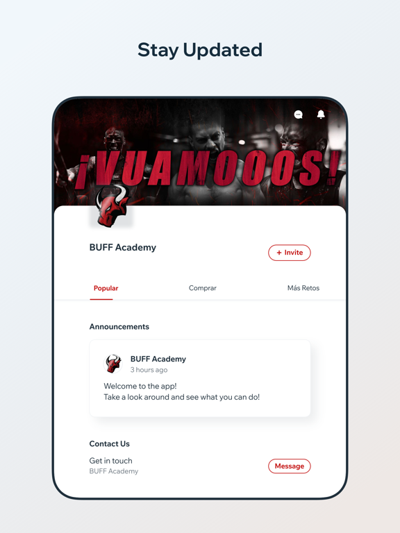 BUFF Academy Plakat