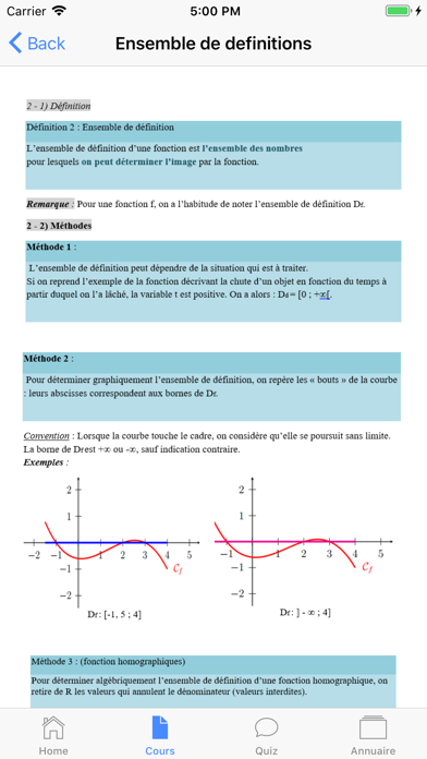 Maths Seconde ES poster