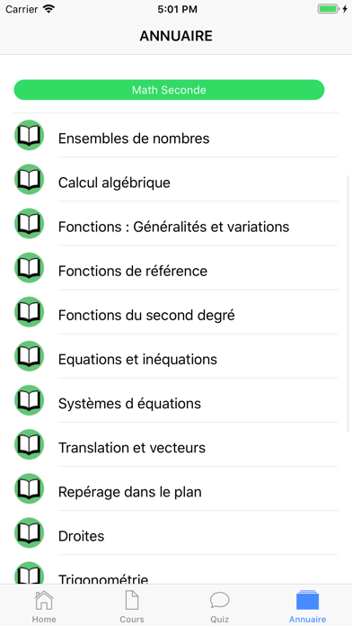 Maths Seconde ES poster