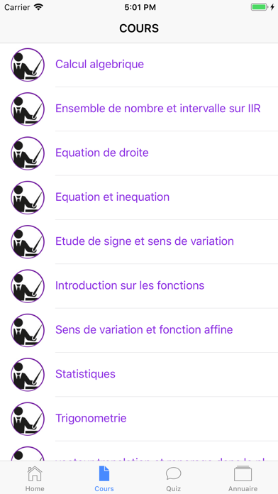 Maths Seconde ES poster