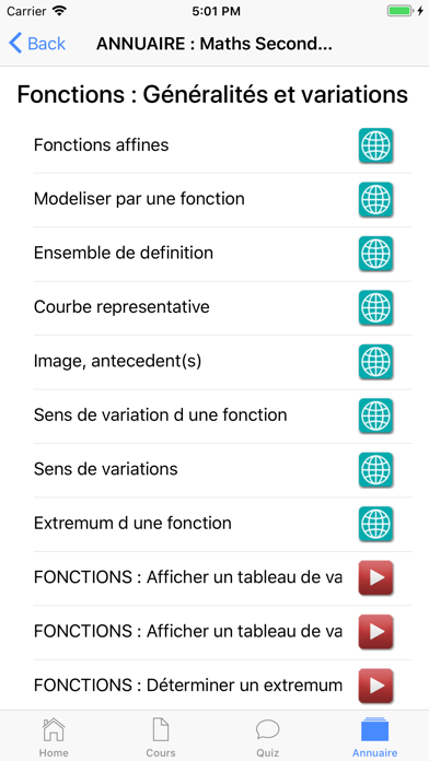 Maths Seconde ES poster