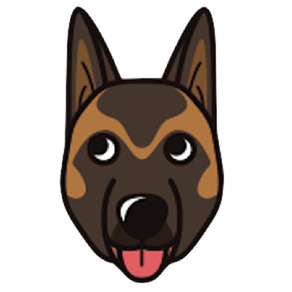 Cute Belgian Malinois Sticker