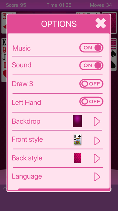 Pink Solitaire poster